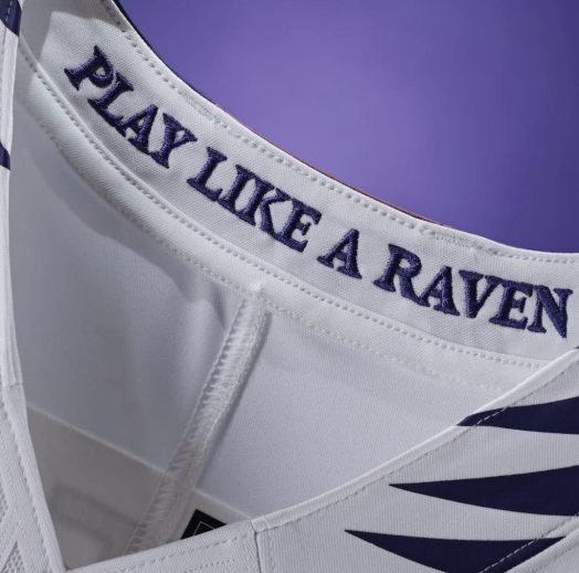 Baltimore Ravens Jersey Flowers #4