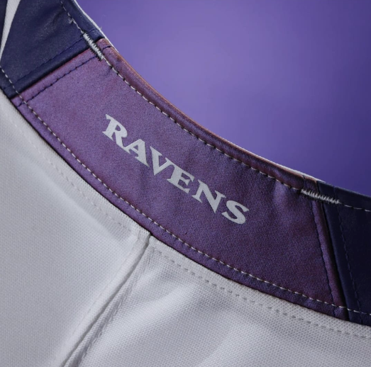 Baltimore Ravens Jersey Flowers #4