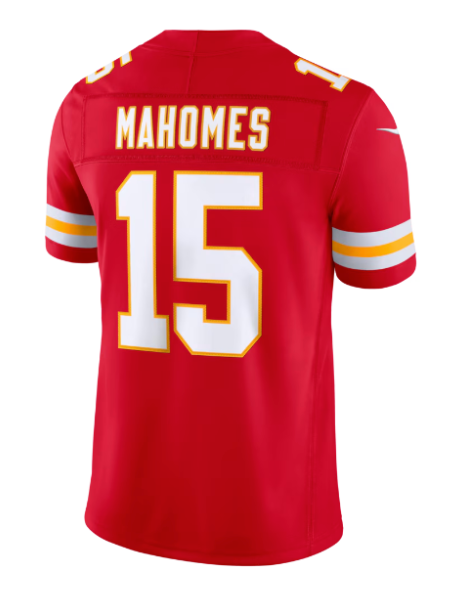 Kansas City Chiefs Jersey Mahomes #15