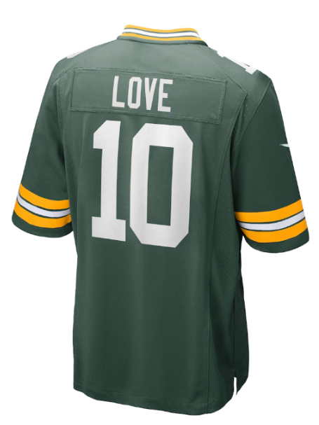 Green Bay Packers Jersey Love #10