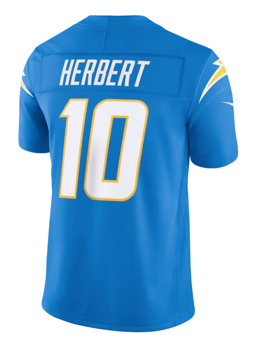 LA Chargers Jersey Herbert #10
