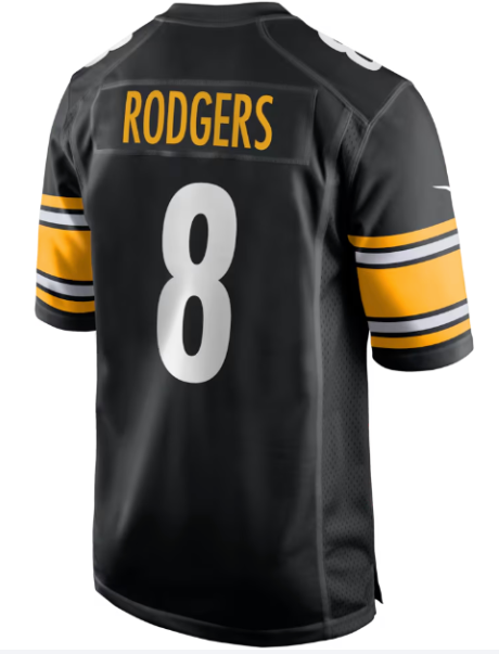 Pittsburg Steelers Jersey Rodgers #8