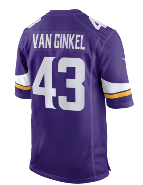 Minnesota Vikings Jersey Van Ginkel #43