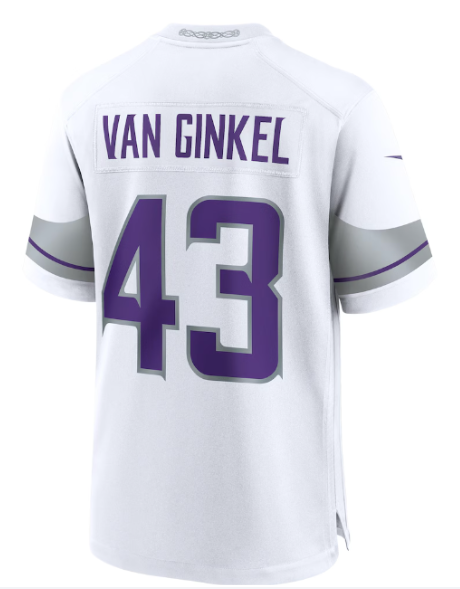 Minnesta Vikings Jersey Van Ginkel #43