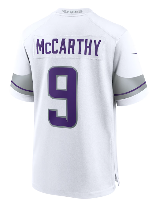 Minnesota VIkings Jersey McCarthy #9