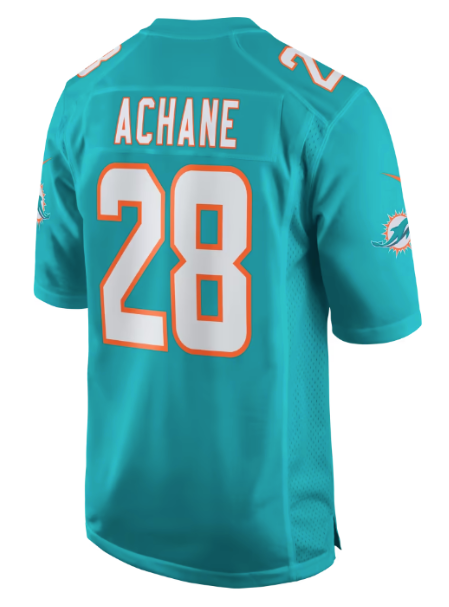 Miami Dolphins Jersey Achane #28