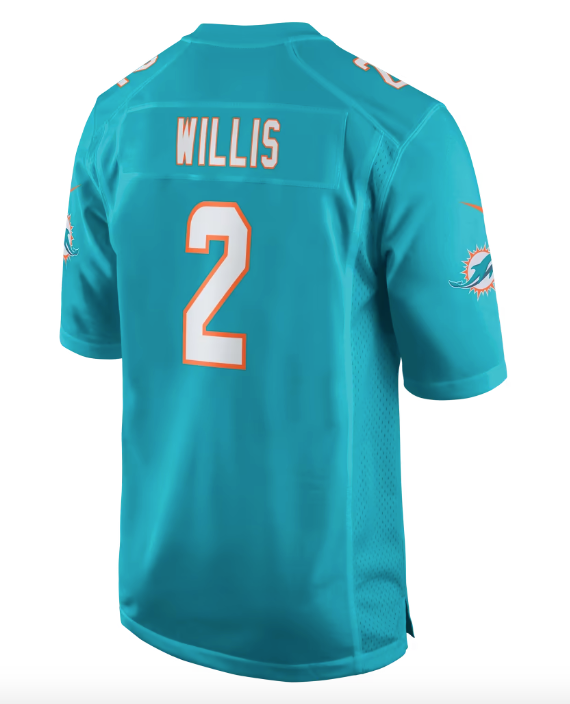 Miami Dolphins Jersey Willis #2