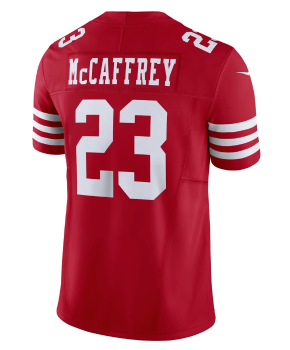 San Francisco 49ers Jersey McCaffrey #23