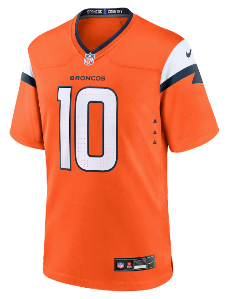 Denver Broncos Jersey Nix #10