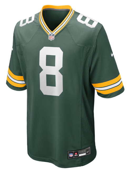 Green Bay Packers Jersey Jacobs #8