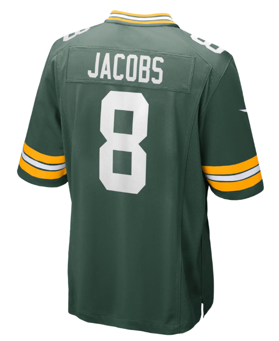 Green Bay Packers Jersey Jacobs #8
