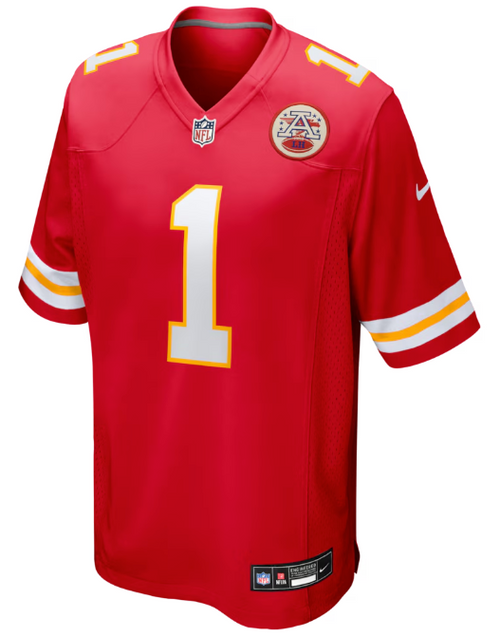 Kansas City Chiefs Jersey Worthy #1