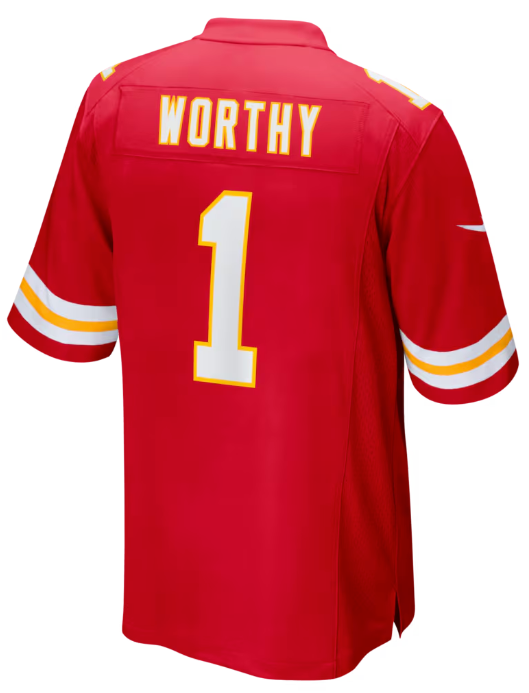 Kansas City Chiefs Jersey Worthy #1