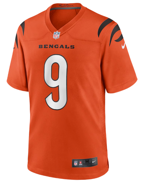 Cincinnati Bengals Jersey Burrow #9