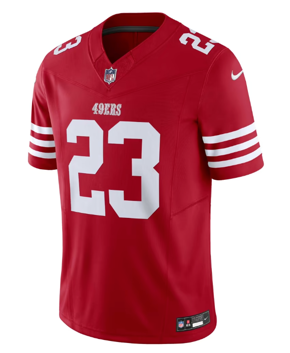 San Francisco 49ers Jersey McCaffrey #23